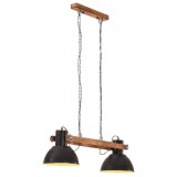 Cumpara ieftin Lampa suspendata industriala, negru, 109 cm, 25 W, E27