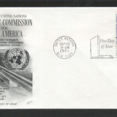 UN New York 1961 Latin America Mi.107 FDC UN.280