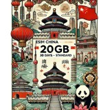 eSIM China 20GB 30Days Standard
