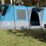 Cort de camping tunel pentru 4 persoane, albastru, impermeabil GartenMobel Dekor, vidaXL