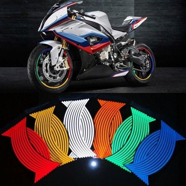 Dungi decorare jante REFLECTORIZANTE pentru AUTOTURISME sau MOTOCICLETE