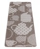 Covor Antiderapant, Flex 19056, Bej, 75x200 cm, 1500 gr/mp - 75x200