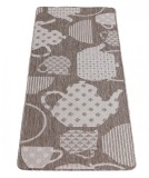 Covor Antiderapant, Flex 19056, Bej, 75x200 cm, 1500 gr/mp - 75x200