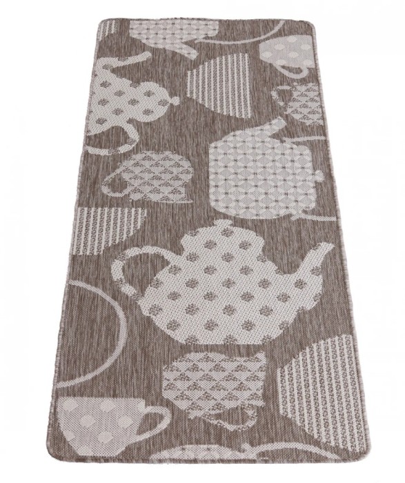 Covor Antiderapant, Flex 19056, Bej, 75x200 cm, 1500 gr/mp - 75x200