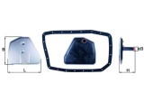 Filtru hidraulic cutie de viteze automata BMW 7, X3, X5, X6 Motor 3.0 d, 4.4 i, 4.8 is, 745 d, M, 231.5x195x96.8mm, OE 2333899