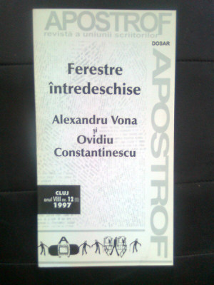 Alexandru Vona si Ovidiu Constantinescu - Ferestre intredeschise (1997) foto