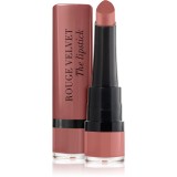 Bourjois Rouge Velvet The Lipstick ruj mat culoare 47 Rose Brul&eacute; 2.4 g