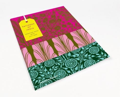 Patterns of India: 10 Sheets of Wrapping Paper with 12 Gift Tags