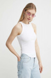 Abercrombie &amp; Fitch top femei, culoarea bej