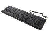 Tastatură USB Neagră US Layout 1,4m