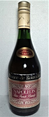 NAPOLEON, PURE FRENCH BRANDY, PRINCE DE ROUVILLE , CL 70 GR 38 ANII 90/2000 foto