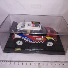 bnk jc Bburago MINI John Cooper Works WRC Pierre Campana - 1/32