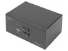 &Icirc;ntrerupător KVM USB 2.0 Negru
