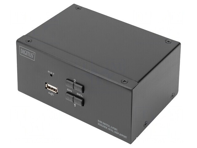 &Icirc;ntrerupător KVM USB 2.0 Negru
