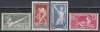 Franta 1924 - Jocurile Olimpice - Paris, Franța, Guma originală (Cotă MNH 75 EURO), Șarnieră, Nestampilat