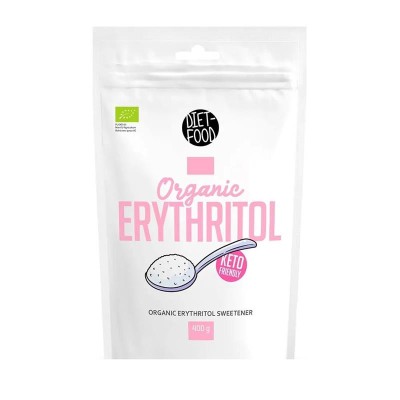 Indulcitor Pudra Eritritol Bio 400 grame Diet Food foto
