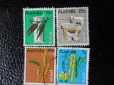 AUSTRALIA-AGRICULTURA-SERIE COMPLETA-STAMPILATE, Stampilat