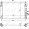 NRF 53903 Radiator, racire motor