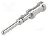 Pin tată alamă nichelat 20AWG-18AWG crimpat BULGIN