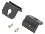Set elemente de prindere din aluminiu negru - GAINTA