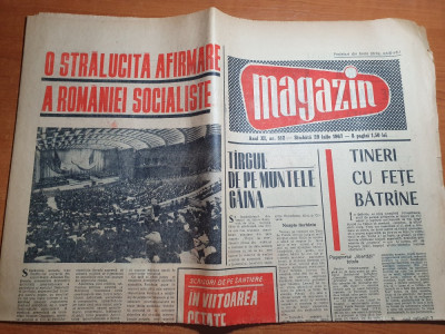 magazin 29 iulie 1967-targul de pe muntele gaina,constructia instit. ploitehnic foto