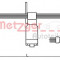 Conducta / cablu frana FORD TRANSIT platou / sasiu (FM, FN) (2000 - 2006) METZGER 4112542