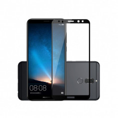 Folie protectie sticla securizata full size pentru Huawei Mate 10 Lite, negru foto