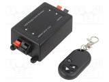 Controler LED OPTOFLASH variație intensitate lumină 1 8A negru