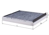 Filtru habitaclu cu carbon activ MAHLE LAK74