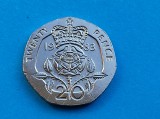 20 Pence 1983 Anglia-UNC