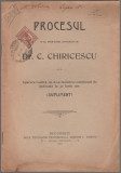 Procesul dr. C. Chiricescu - Aparare rostita la 30 iunie 1911