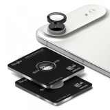 Folie de protectie Camera Spate Ringke pentru Apple iPhone 17 Air, Sticla Securizata, Neagra