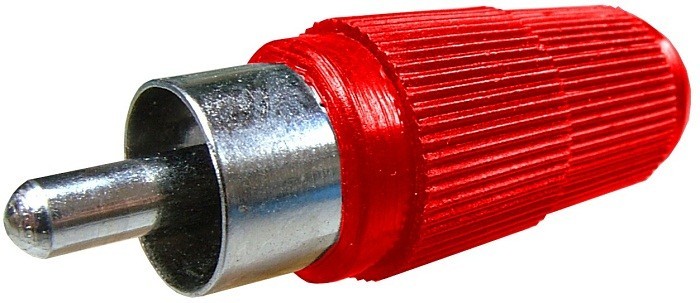Conector RCA tata, rosu, 122141