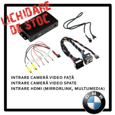 ADVM-BM2 BMW CCC Adaptiv Mini HDMI &amp;amp; doua camere pe ecranul OEM CarStore Technology foto