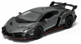 Macheta Kinsmart Lamborghini Veneno 1:36 Gri KT5367