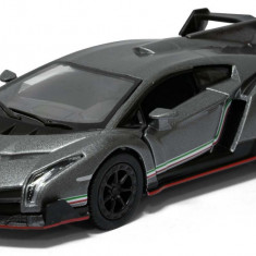 Macheta Kinsmart Lamborghini Veneno 1:36 Gri KT5367