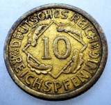 2.200 GERMANIA WEIMAR 10 REICHSPFENNIG 1931 A