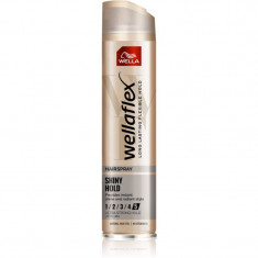 Wella Wellaflex Shiny Hold fixativ pentru păr cu fixare foarte puternică pentru stralucire 250 ml