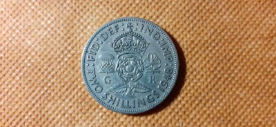 ANGLIA 2 SHILLINGS 1948 G6 foto