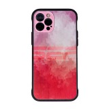 Toc TPU+PC Watercolor Apple Iphone 11 Pink