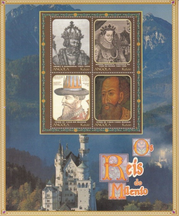 ANGOLA 1999 PERSONALITATI REGI MONARHI
