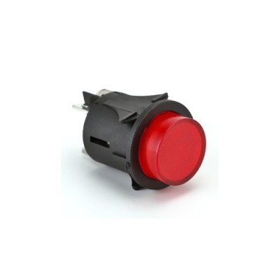 Buton Led 25mm rosu Cod: TL-27 foto