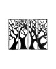 Tablou Copac Lemn Decorativ Perete, Design Modern, 38x32 cm, HDF, Taiere Laser, Fabricat Romania - Living, Dormitor, Camera Copii