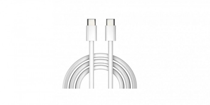 Cablu de date si Incarcare USB-C - USB-C pentru Apple Iphone 15/Iphone 15 Pro/Iphone 15 Plus/Iphone 15 Pro Max, 2m, Alb