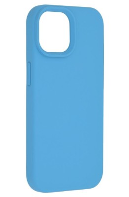 Husa iPhone 15 Plus Techsuit Soft Silicon Albastru Deschis foto