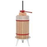 Gossi presa pentru fructe si vin, cu sac textil, 30 l, lemn de stejar