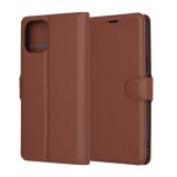 Husa pentru iPhone 12 Pro Max - Techsuit Leather Folio - Brown