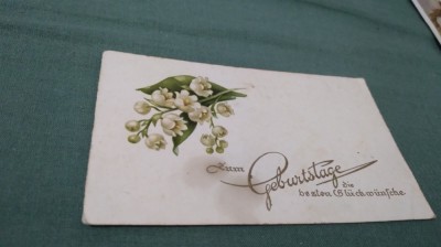 CARTE POSTALA FELICITARE CIRCULATA foto