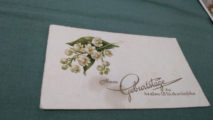 CARTE POSTALA FELICITARE CIRCULATA