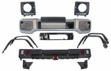 Pachet Exterior Mercedes G-Class W463 (1989-2018) G63 G65 Design cu Prelungiri Aripi Extensii si Carcasa faruri cu Lumini de zi dedicate LED DRL Perfo